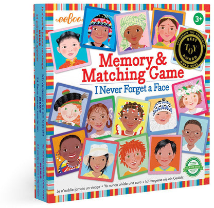 eeBoo Memory & Matching Game - I Never Forget a Face