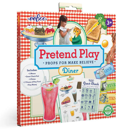 eeBoo Pretend Play Set - Best Pals Diner