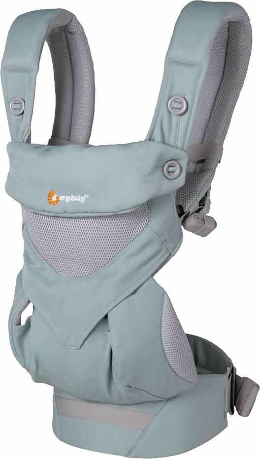 Ergobaby 360 Four Position Baby Carrier - Cool Air - Sea Mist