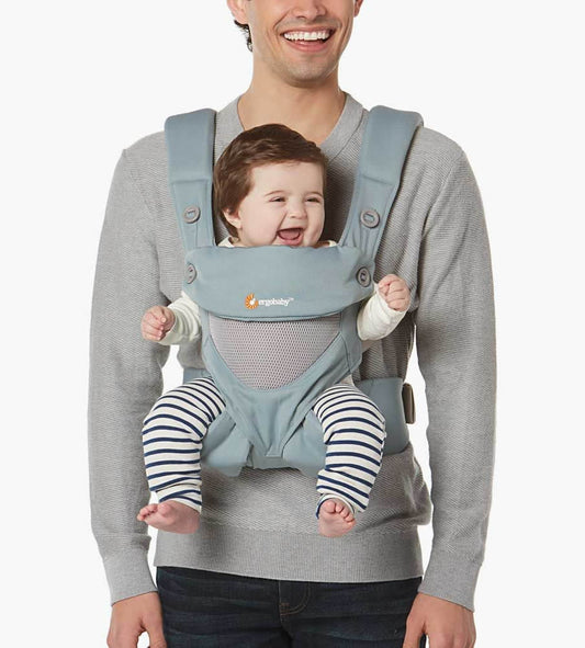 Ergobaby 360 Four Position Baby Carrier - Cool Air - Sea Mist