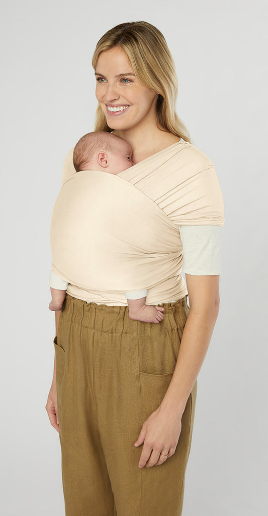 Ergobaby Aura Wrap, Sustainable Knit - Cream