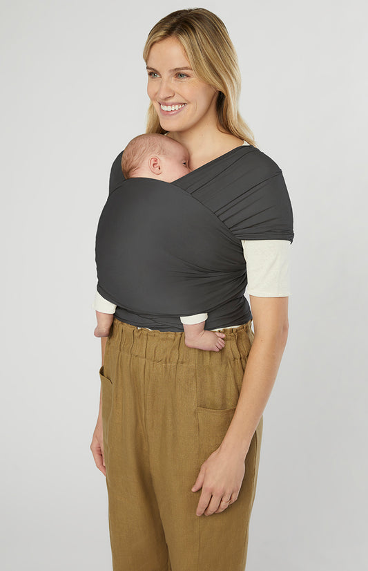 Ergobaby Aura Wrap, Sustainable Knit - Soft Black