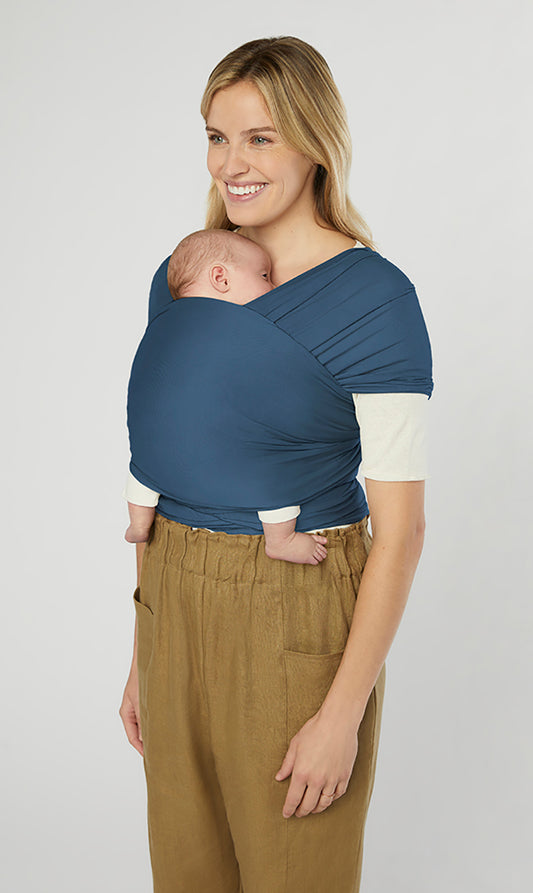 Ergobaby Aura Wrap, Sustainable Knit - Twilight Navy