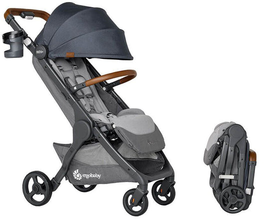 Ergobaby Metro+ Deluxe Compact City Stroller - London Grey