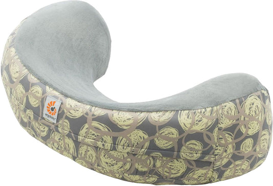 Ergobaby Natural Curve Nursing Pillow Cover - Yellow Swirl