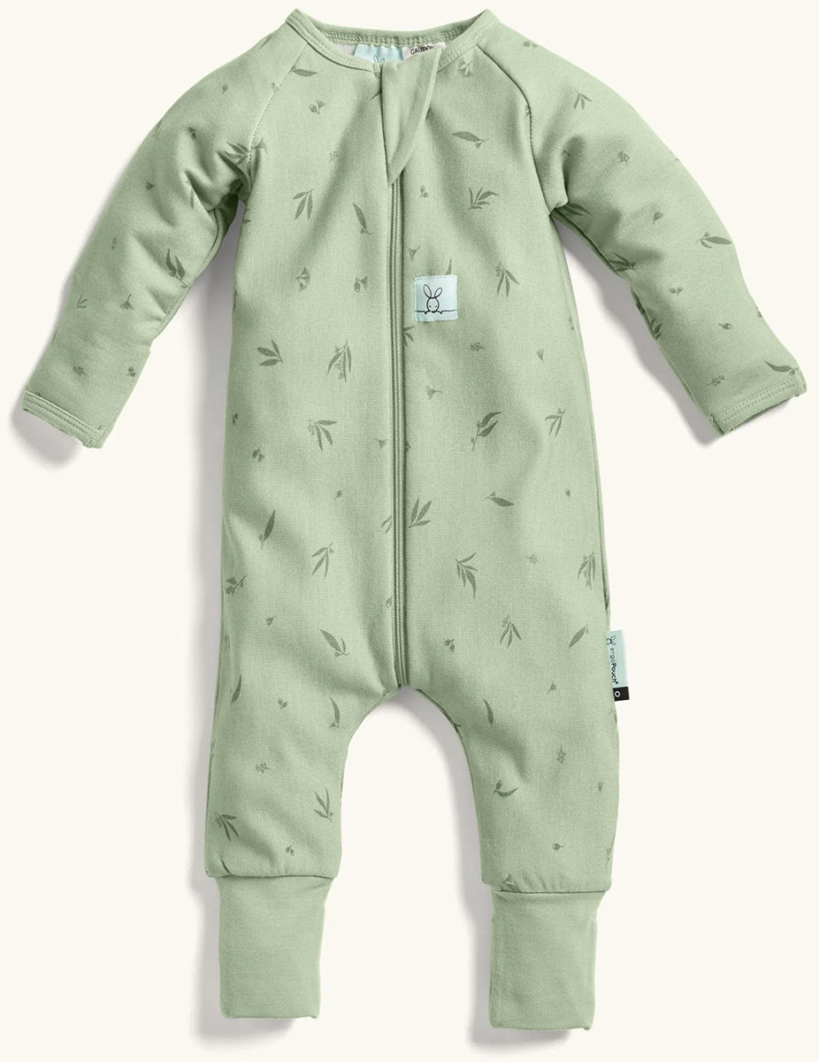 ergoPouch Layers Long Sleeve Romper 1.0 TOG - Willow, 0-3 Months