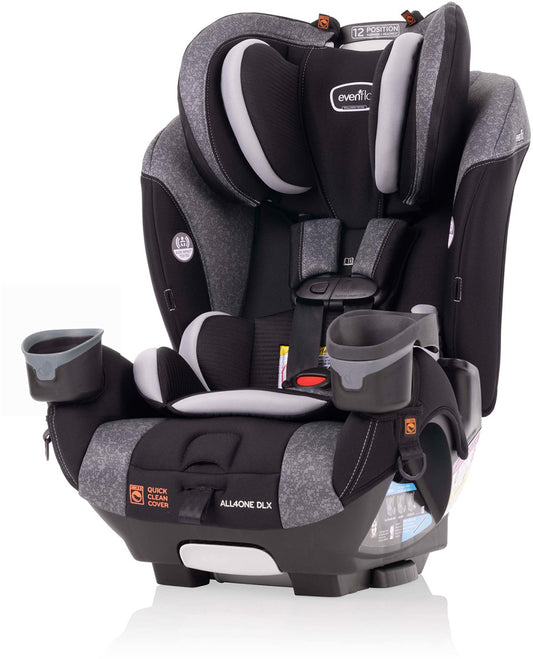 Evenflo EveryFit / All4One 3-in-1 Convertible Car Seat w/Quick Clean Cover - Latitude Gray