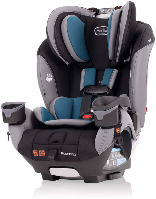 Evenflo EveryFit / All4One 3-in-1 Convertible Car Seat w/Quick Clean Cover - Reefs Green