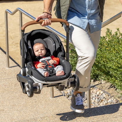 Evenflo GOLD Shyft DualRide Infant Car Seat and Stroller Combo - Moonstone Gray