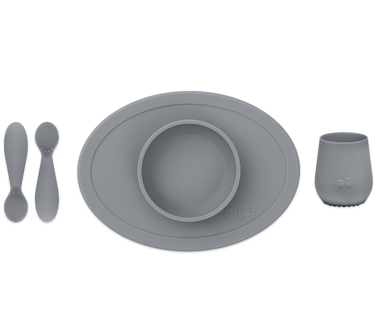 EZPZ First Foods Set - Gray