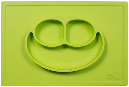 EZPZ Happy Mat Placemat & Plate - Lime