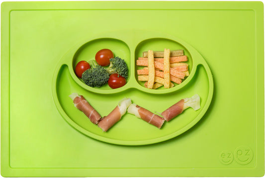 EZPZ Happy Mat Placemat & Plate - Lime