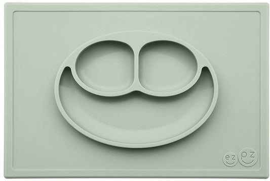 EZPZ Happy Mat Placemat & Plate - Sage