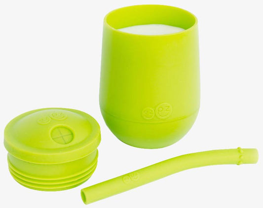 EZPZ Mini Cup Training Cup + Straw Training System - Lime