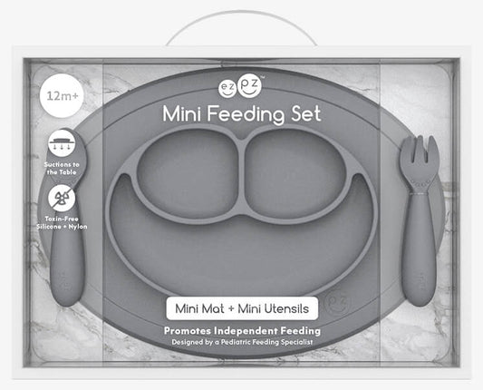 EZPZ Mini Feeding Set - Gray