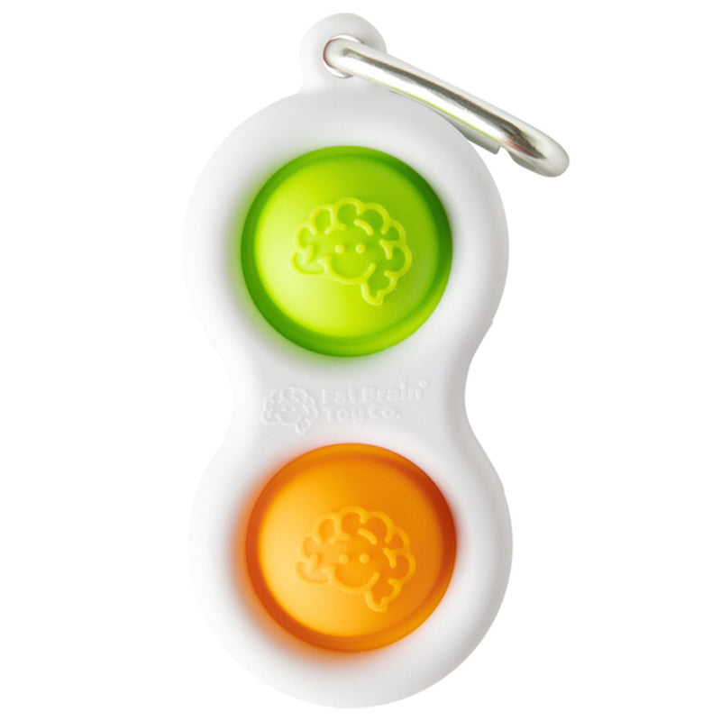 Fat Brain Toys Simpl Dimpl - Orange/Lime