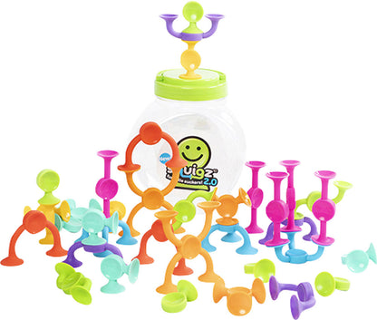 Fat Brain Toys Squigz 2.0, 36 piece