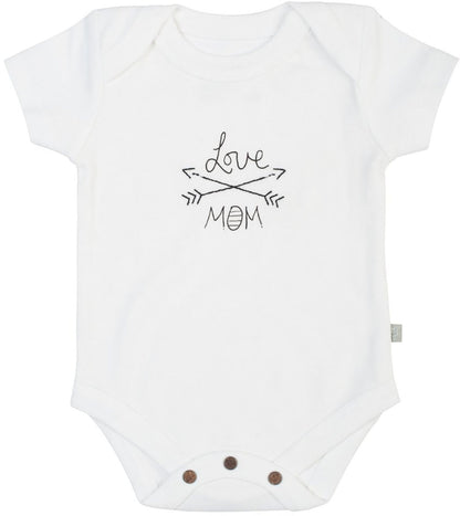 Finn+Emma Lap Shoulder Bodysuit, 9-12m - White