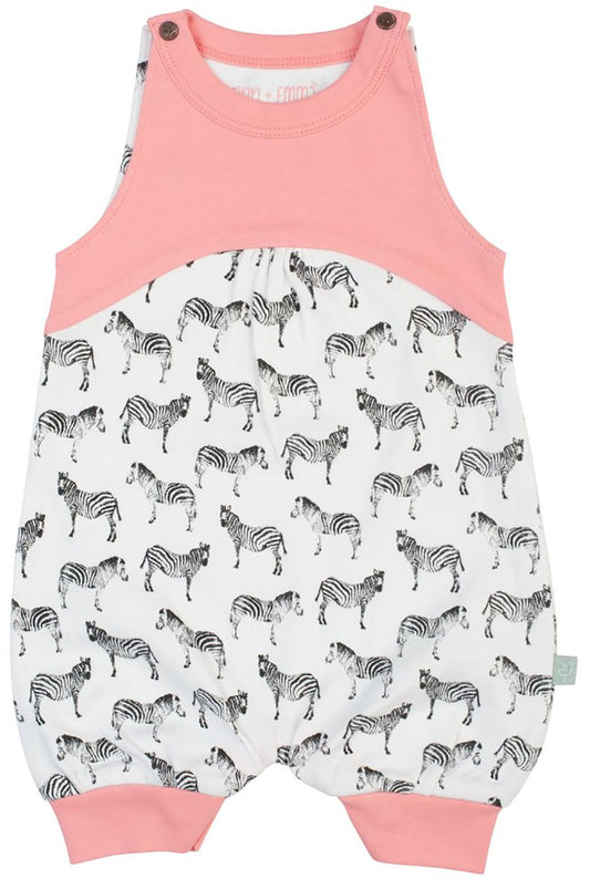 Finn+Emma Romper, 0-3m - Zebras