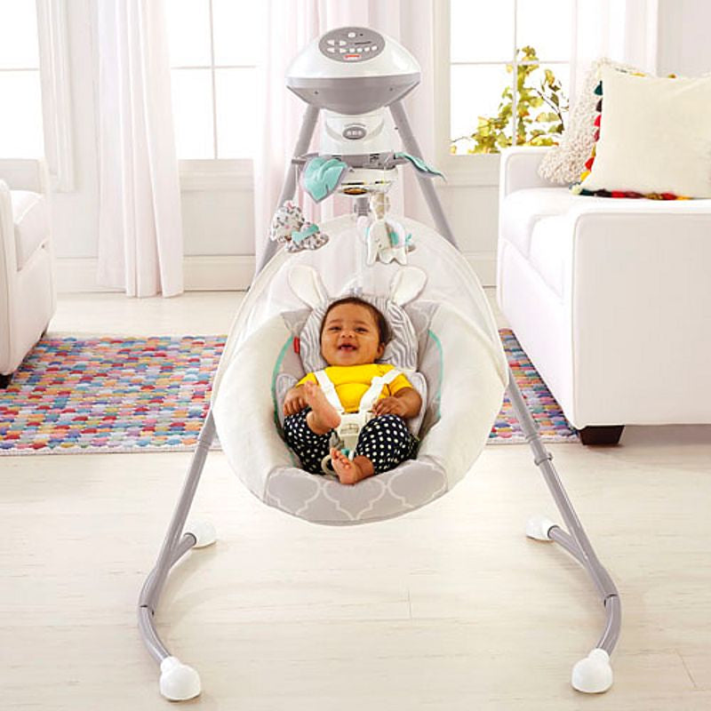 Fisher-Price Deluxe Cradle ?n Swing - Safari Dreams