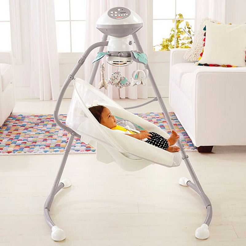 Fisher-Price Deluxe Cradle ?n Swing - Safari Dreams