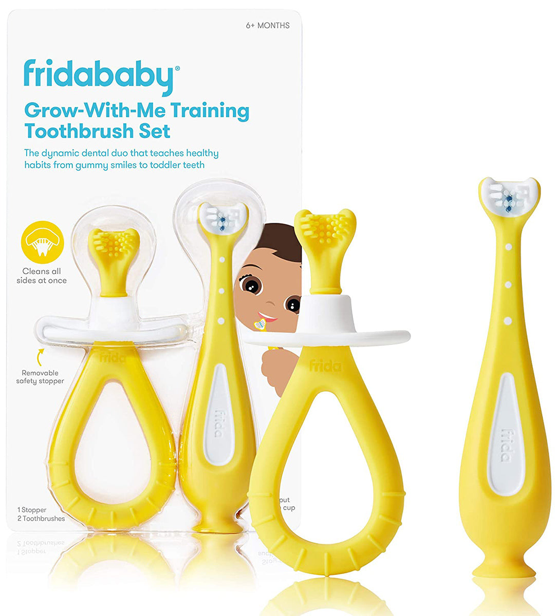 FridaBaby Grow-with-Me Training Toothbrush Set