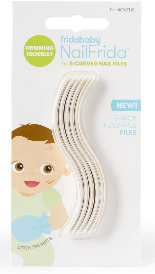 FridaBaby NailFrida S-Curved Nail Files - 5 Pack