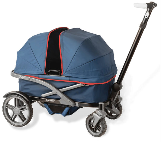 Gladly Family AnthemZ All-Terrain (2 Seater) Stroller Wagon - Wild Berry