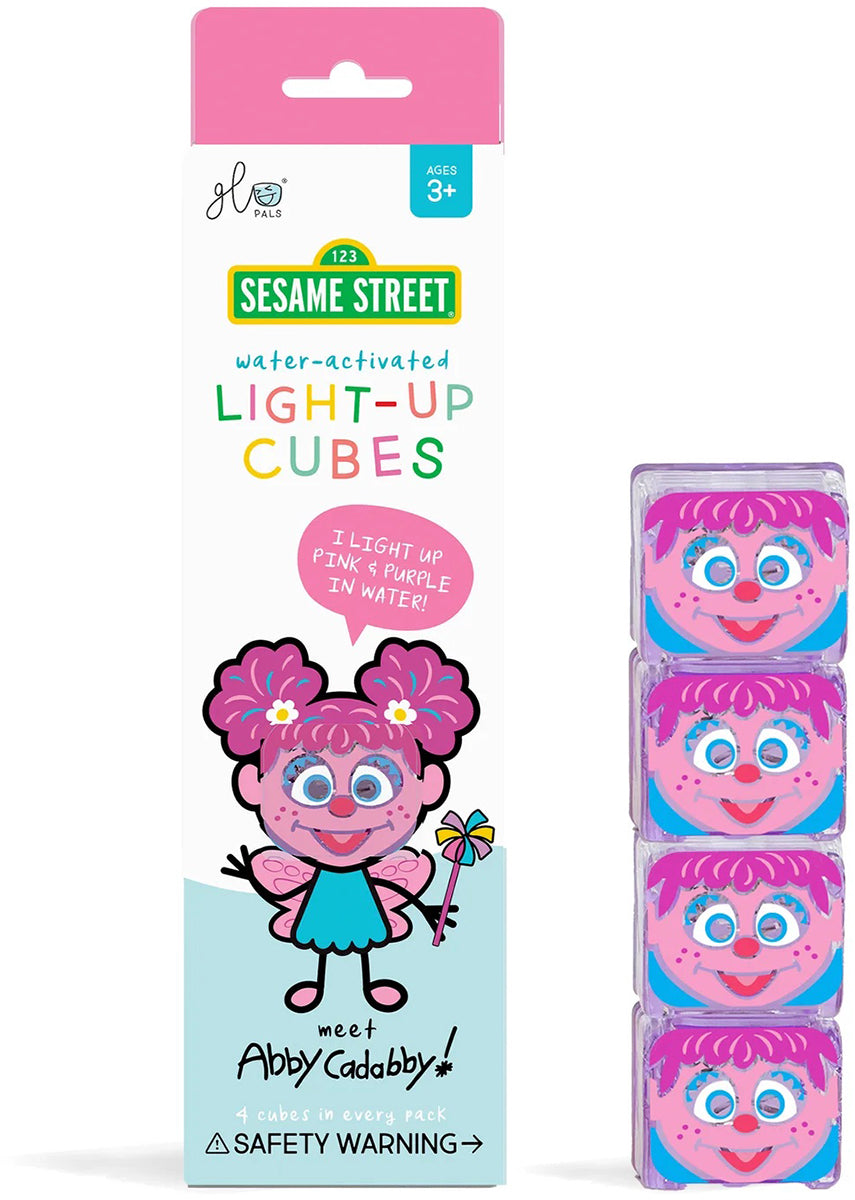 Glo Pals Light Up Cube Bath Toys - Abby Cadabby