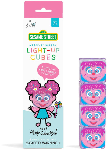 Glo Pals Light Up Cube Bath Toys - Abby Cadabby