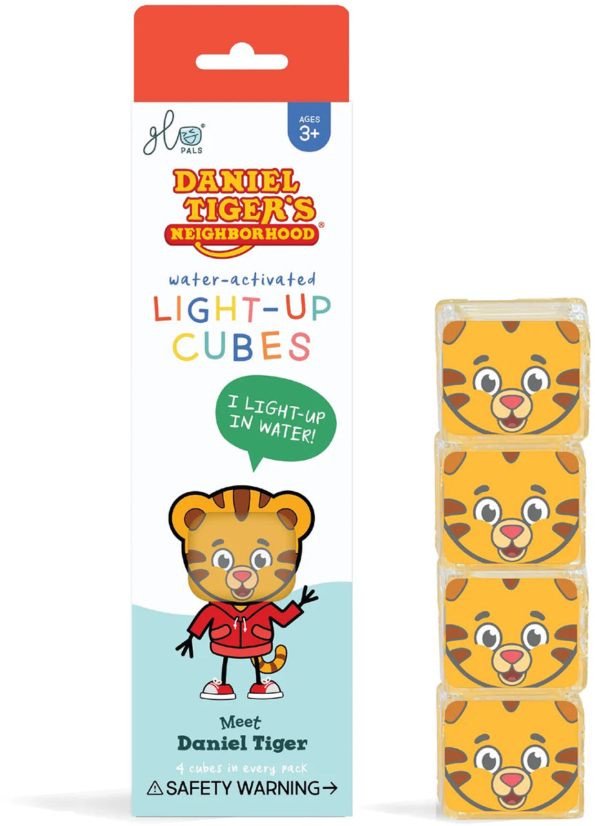 Glo Pals Light Up Cube Bath Toys - Daniel Tiger