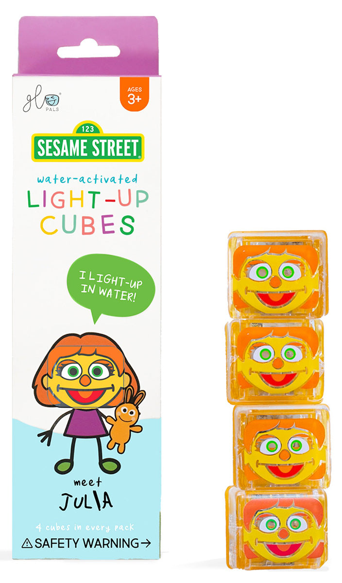 Glo Pals Light Up Cube Bath Toys - Julia