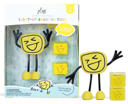 Glo Pals Light Up Sensory Bath Toy - Alex (Yellow)