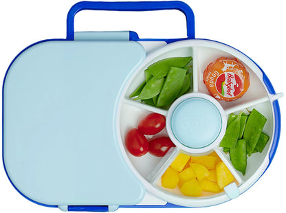 GoBe Kids Lunchbox with Snack Spinner - Blueberry Blue