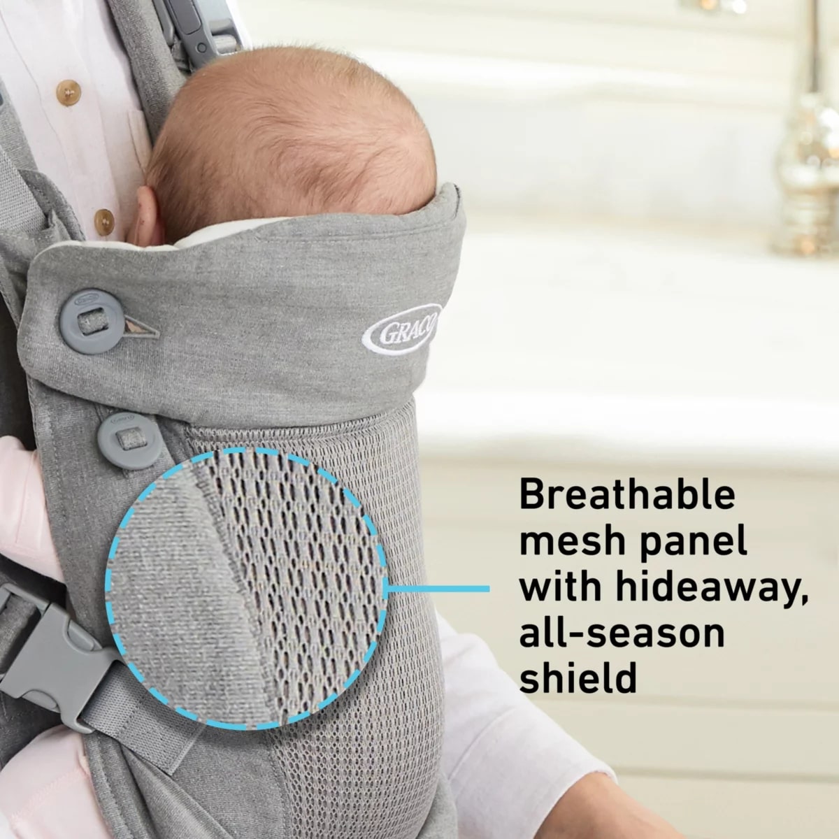 Graco Cradle Me 3-in-1 Baby Carrier - Charcoal Grey