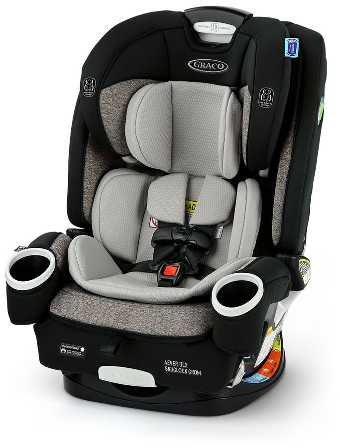 Graco OPEN BOX 4Ever DLX SnugLock Grow 4-in-1 Convertible Car Seat - Henry