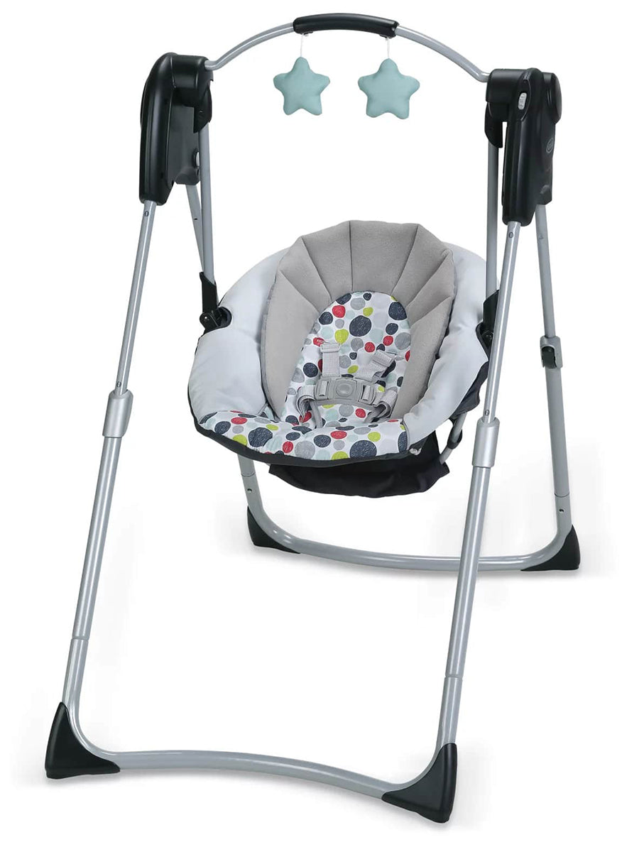 Graco Slim Spaces Compact Baby Swing - Etcher