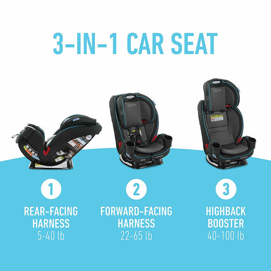 Graco TrioGrow SnugLock LX 3-in-1 Car Seat - Thatcher