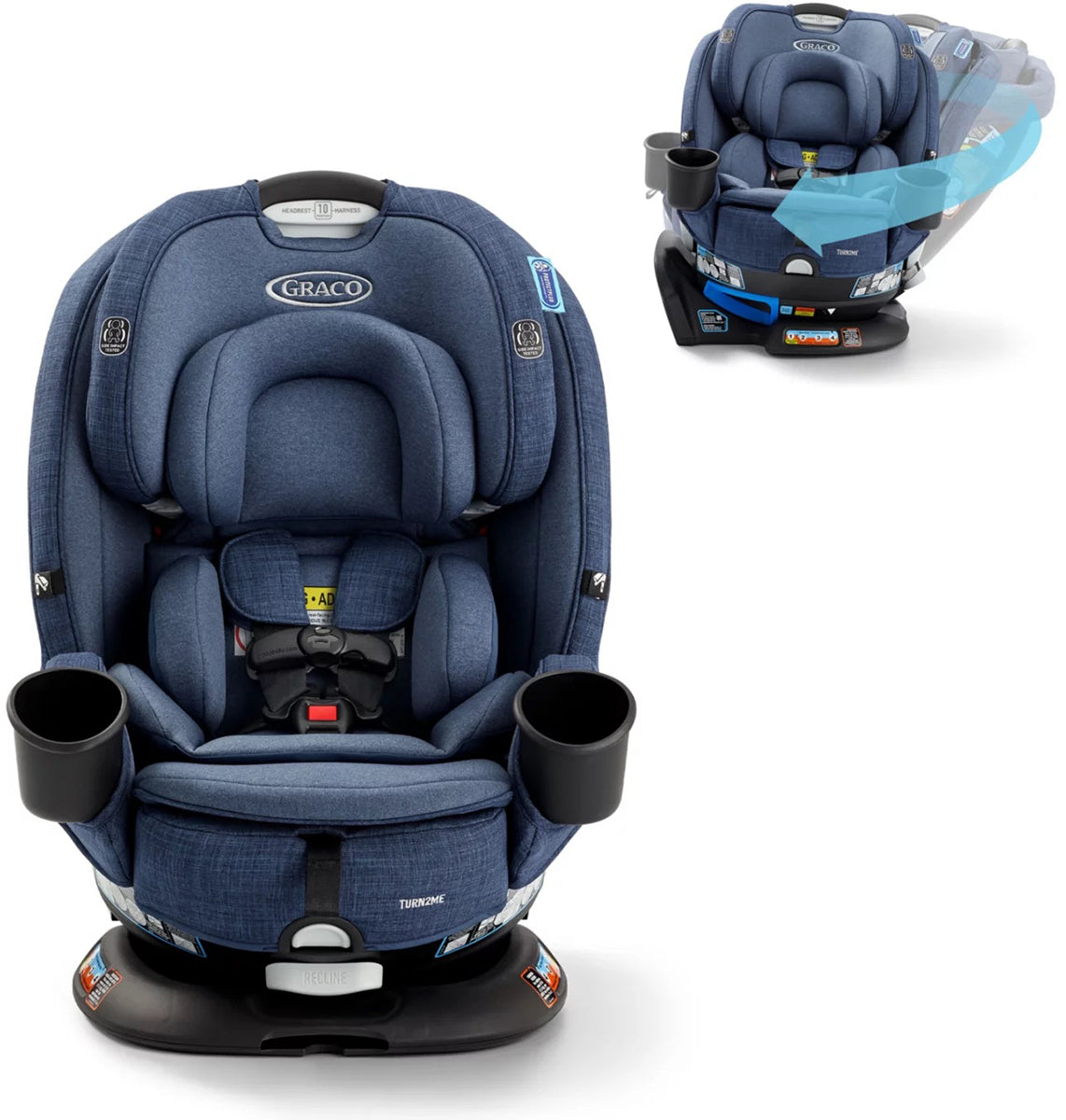 Graco Turn2Me 3-in-1 Rotating Convertible Car Seat - Brighton