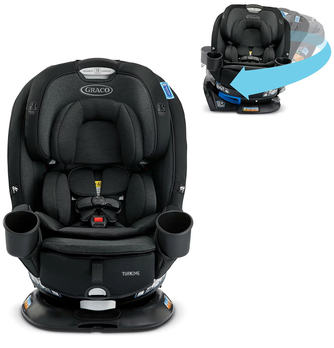 Graco Turn2Me 3-in-1 Rotating Convertible Car Seat - Cambridge