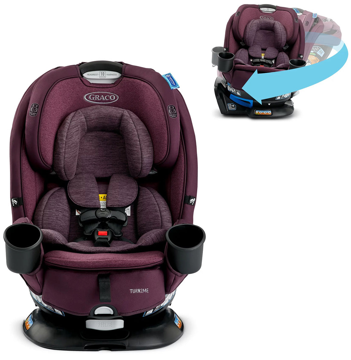 Graco Turn2Me 3-in-1 Rotating Convertible Car Seat - London