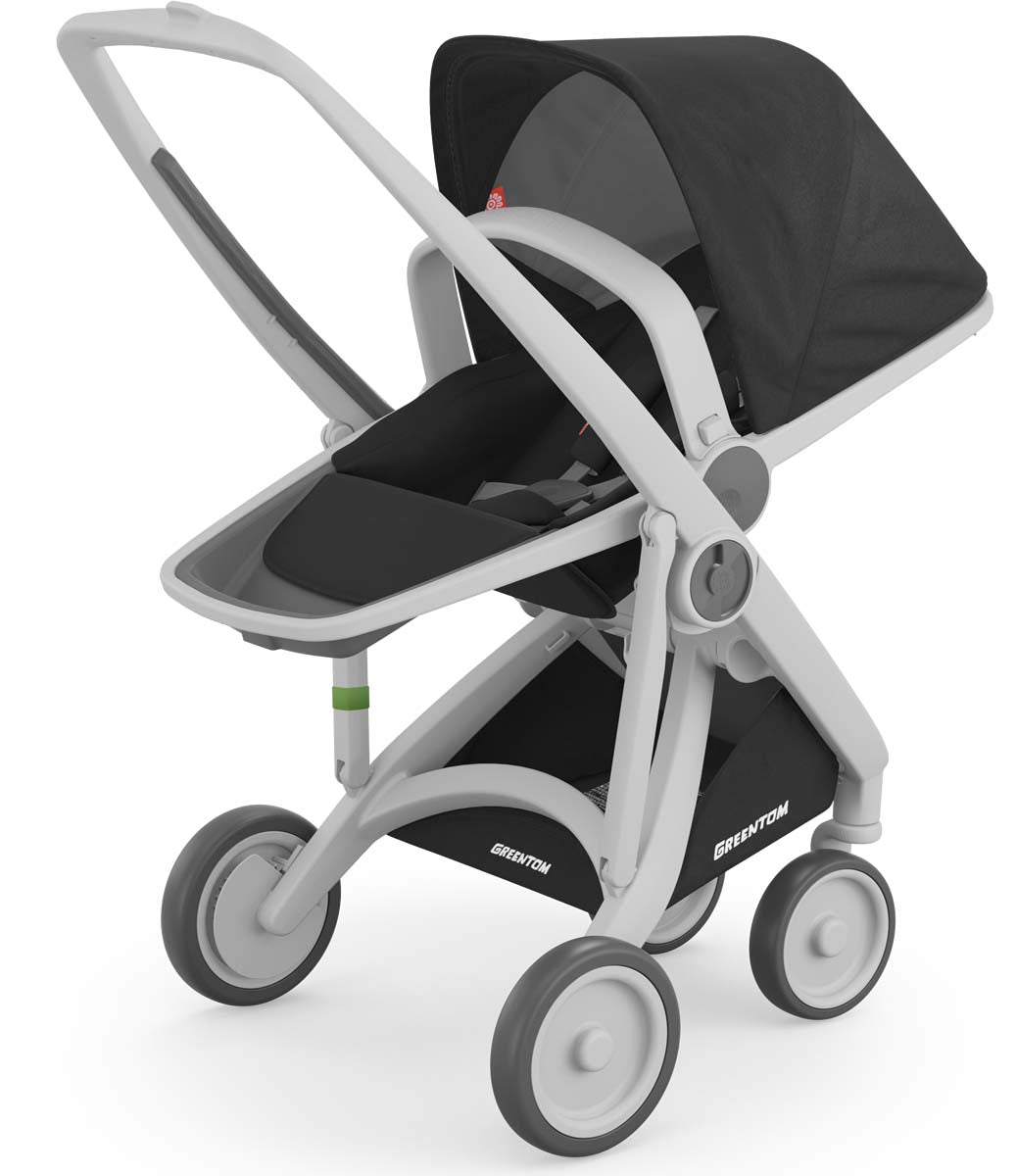 Greentom 2 in 1 Stroller - Grey/Black