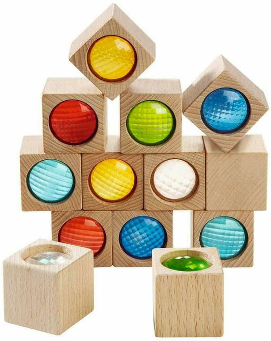 HABA Kaleidoscopic Colored Prisms Building Blocks