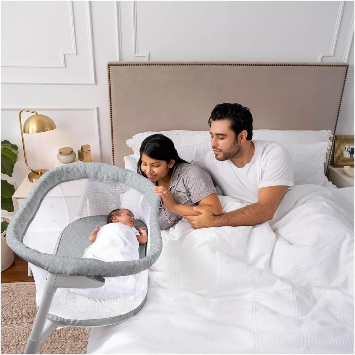 HALO Bassinest Flex Sleeper Portable Bassinet - Morning Mist