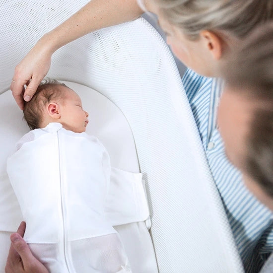 Happiest Baby SNOO Bassinet Fitted Sheet, Organic Cotton - White