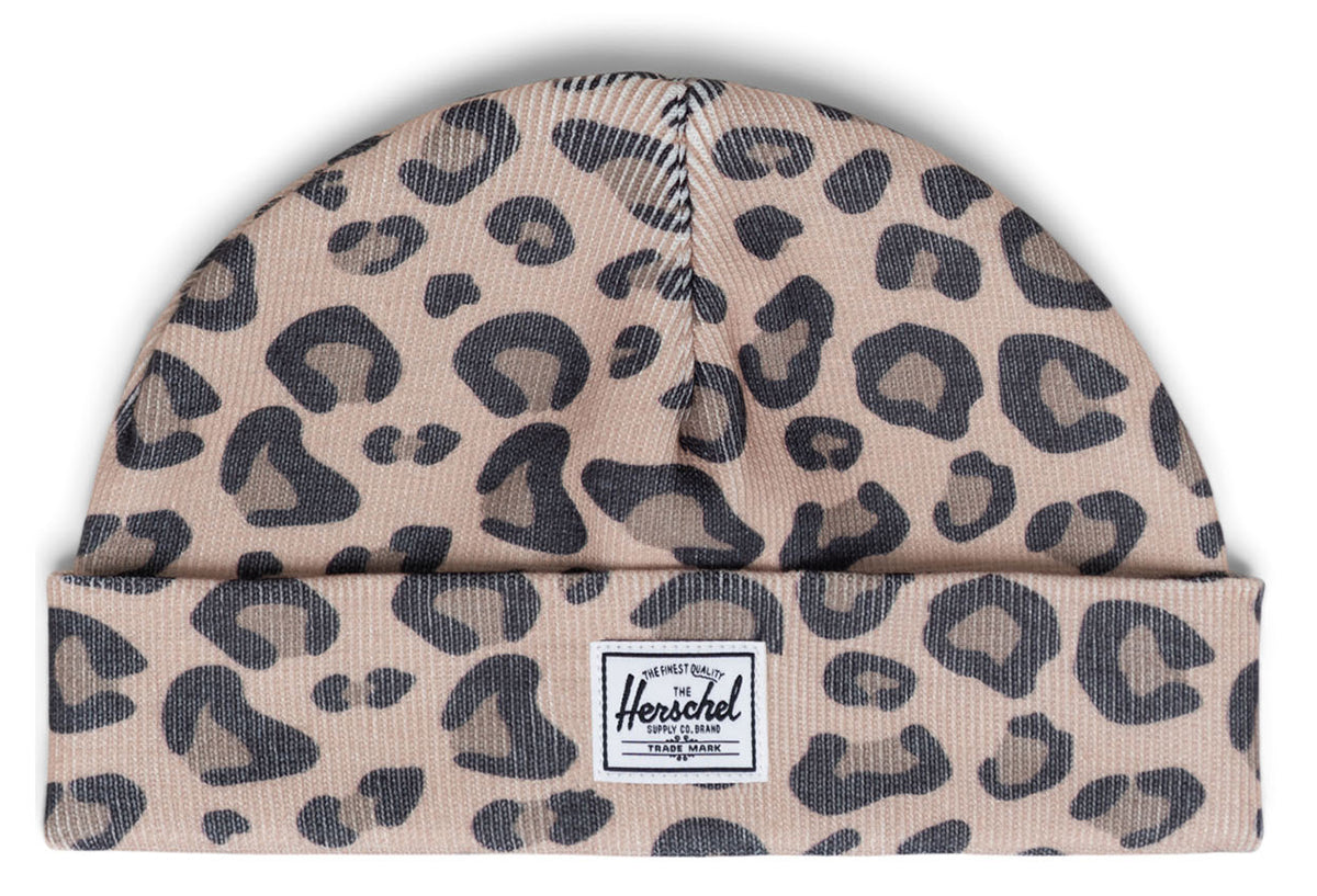 Herschel Baby Beanie, 6-18 Months - Leopard Print