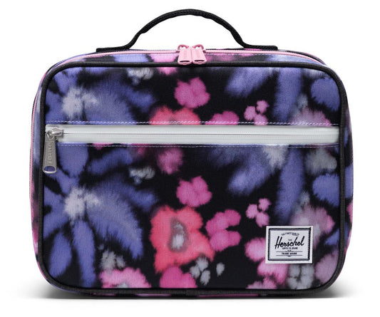 Herschel Pop Quiz Lunch Box - Blurry Floral / Black Crosshatch