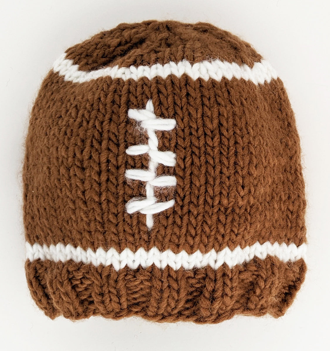 Huggalugs Football Beanie Hat - X-Small (Newborn)