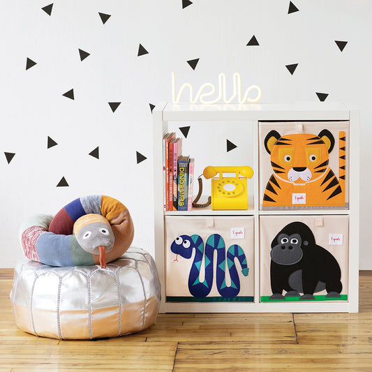 3 Sprouts Storage Box - Tiger