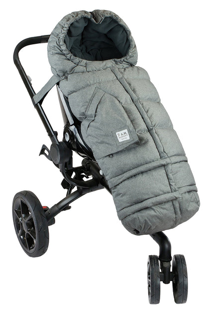 7 A.M. Enfant Blanket 212 Evolution Footmuff - Heather Gray